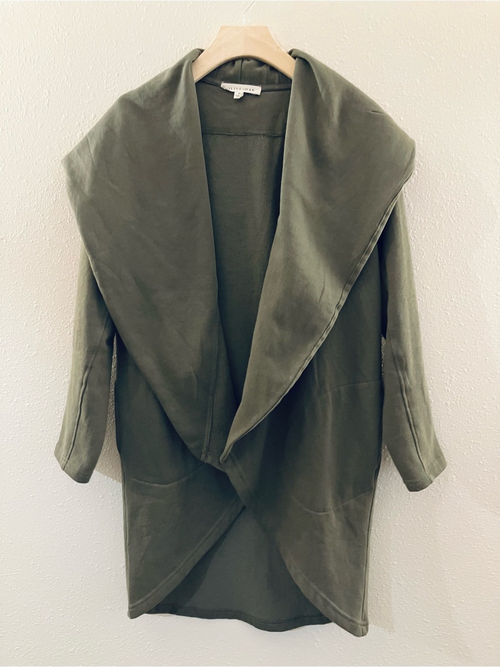 Olive & Oak Longsleeve Open-Front Cardigan Sweater Coatigan Soft Knit X-Small - Picture 2 of 10